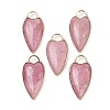 Natural Rhodonite Pendants G-G193-02G-09-1