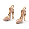 2Pcs Alloy Enamel Stilettos Pendants ENAM-YW0002-30D-4