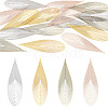 16Pcs 4 Colors Brass Filigree Pendants KKC-TA0001-08A-1