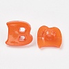 Acrylic Shank Buttons X-BUTT-E029-05-2