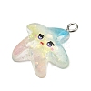 Ocean Theme Transparent Resin Pendants RESI-I351-03P-05-2