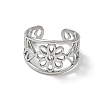 304 Stainless Steel Cuff Open Ring Setting SA-CBA37BC-13P-2