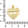 Brass Micro Pave Cubic Zirconia Pendants KK-C087-06G-3