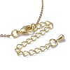 Brass Micro Pave Cubic Zirconia Pendant Necklaces NJEW-JN02426-4