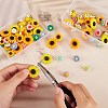DIY Sunflower Earring Making Kit DIY-SZ0008-44-4