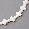 Natural Sea Shell Beads Strands SSHEL-Q296-34-2