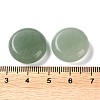 Natural Green Aventurine Flat Round Palm Stones G-M416-10A-01-3