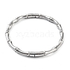 Non-Tarnish 201 Stainless Steel Hinged Bangle STAS-Z057-01E-1