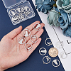 20Pcs 2 Style 201 Stainless Steel Pendants STAS-UN0028-49-2