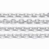 Tarnish Resistant 304 Stainless Steel Cable Chains CHS-H009-01P-1