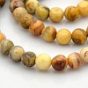 Natural Crazy Lace Agate Round Beads Strands G-N0120-16-6mm-1