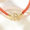 Adjustable Nylon Cord Bracelets BJEW-C096-01G-18-2