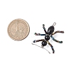 Glass Seed Beaded Ant Pendants PALLOY-MZ00468-04-2