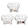 Custom Cotton Chef Hat AJEW-WH0243-002-5