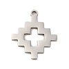 304 Stainless Steel Pendants STAS-S123-03P-09-1