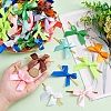   192Pcs 12 Colors Polyester Packaging Ribbon Bows DIY-PH0013-56-3