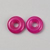 Natural Hot Pink Chalcedony Pendants G-WH0016-53A-1