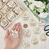 63Pcs 9 Styles Unfinished Wood Cutouts WOOD-WH20011-11A-3