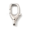 Brass Lobster Claw Clasps KK-I364-03P-1