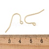 Brass Earring Hooks KK-H503-28G-3