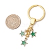 Alloy Enamel Star Keychain KEYC-JKC01084-03-3