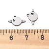 201 Stainless Steel Charms STAS-V001-17-3