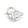 Brass Micro Pave Cubic Zirconia Pendants KK-Q097-05A-P-2