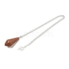 Synthetic Goldstone Cone Pointed Dowsing Pendulums G-A249-02S-06-3