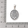 999 Sterling Silver Religious Medal Pendants STER-C006-02AS-3