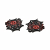 Rack Plating Halloween Alloy Enamel Pendants FIND-G054-16EB-01-2