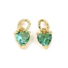 Brass Micro Pave Cubic Zirconia Charms KK-P192-08-G14-1