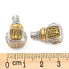 Rack Plating Tibetan Style Alloy 3 Hole Guru Beads PALLOY-Q454-01C-3