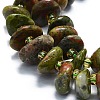 Natural Unakite Beads Strands G-K245-H12-01-3