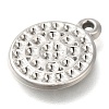 304 Stainless Steel Pendant Rhinestone Settings STAS-I310-21P-2