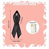 100Pcs Awareness Ribbon Nylon Lapel Pin Backs for Backpack Clothes JEWB-GL0001-03A-2