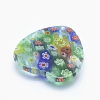 Handmade Millefiori Glass Cabochons LAMP-O016-21-3