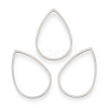 Tarnish Resistant 304 Stainless Steel Linking Rings LS-STAS-T047-16B-1