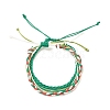 3Pcs 3 Style Waxed Polyester Braided Bracelets Sets BJEW-JB08115-04-1