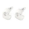 Brass Drawbench Stud Earrings LS-EJEW-L288-008S-2
