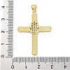 Brass Micro Pave Clear Cubic Zirconia Pendants KK-A212-06E-G-3