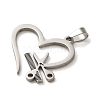 Non-Tarnish 304 Stainless Steel Pendants STAS-O005-04P-2