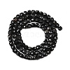 Natural Black Tourmaline Beads Strands X-G-P612-B01-01-3