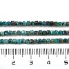 Natural Chrysocolla and Lapis Lazuli Beads Strands G-H042-B39-01-5