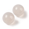 Natural White Agate No Hole Sphere Beads G-K353-04D-18-2