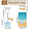 DIY Keychain Making Kits KEYC-CN0001-12B-06-2
