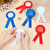 CRASPIRE 24Pcs 3 Colors Award Ribbon Shape Tinplate Badge Pins JEWB-CP0001-28-3