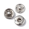 Non-Tarnish 202 Stainless Steel Snap Buttons BUTT-I017-01C-P-1