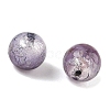 Handmade Silver Foil Glass Beads LAMP-A001-G02-10MM-1-2