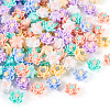 120Pcs 6 Colors Opaque Resin Cabochons CRES-TA0001-28-13