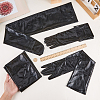 Imitation Leather Long Gloves & Stockings Sets AJEW-CL0002-99B-3